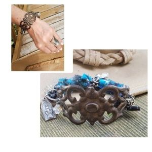 Reclaimed Gypsy Boho Vintage Eclectic Bracelet